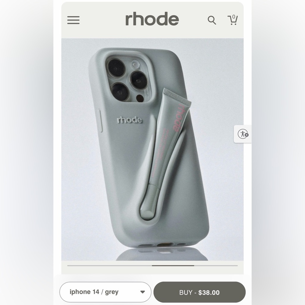 RHODE Gray iPhone 14 Case